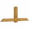 Ekena Millwork Eugene Rough Sawn Timber Gable Bracket, Western Red Cedar, 84"W x 31"H x 6"D x 6"F, 9/12 Pitch GBW084X31X0606EUG00RWR - alternate 5